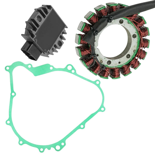Stator & Regulator Rectifier W/Gasket For Yamaha Kodiak 400 YFM400 2000-2006