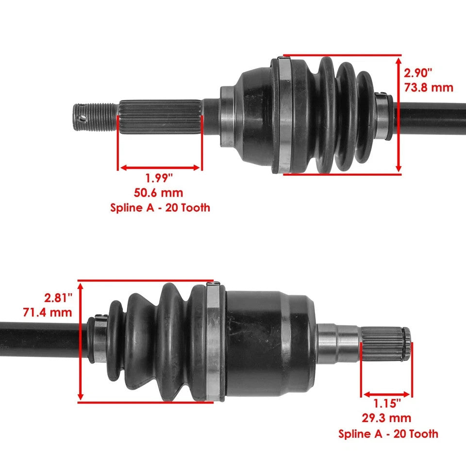 54902-03G20 54902-03G22 54902-03G10 Front Left CV Joint Axle For Suzuki Vinson