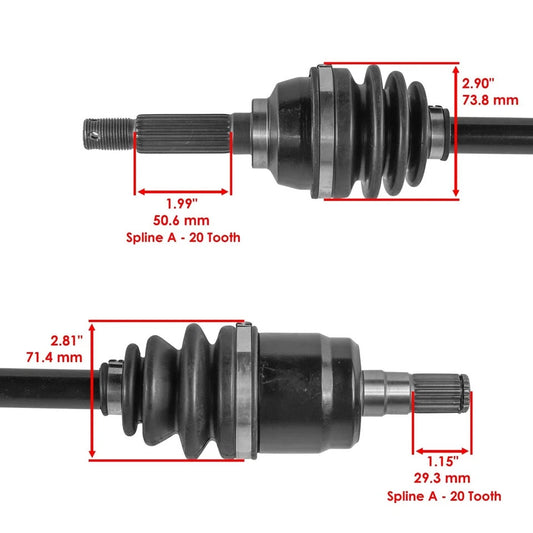 54902-03G20 54902-03G22 54902-03G10 Front Left CV Joint Axle For Suzuki Vinson