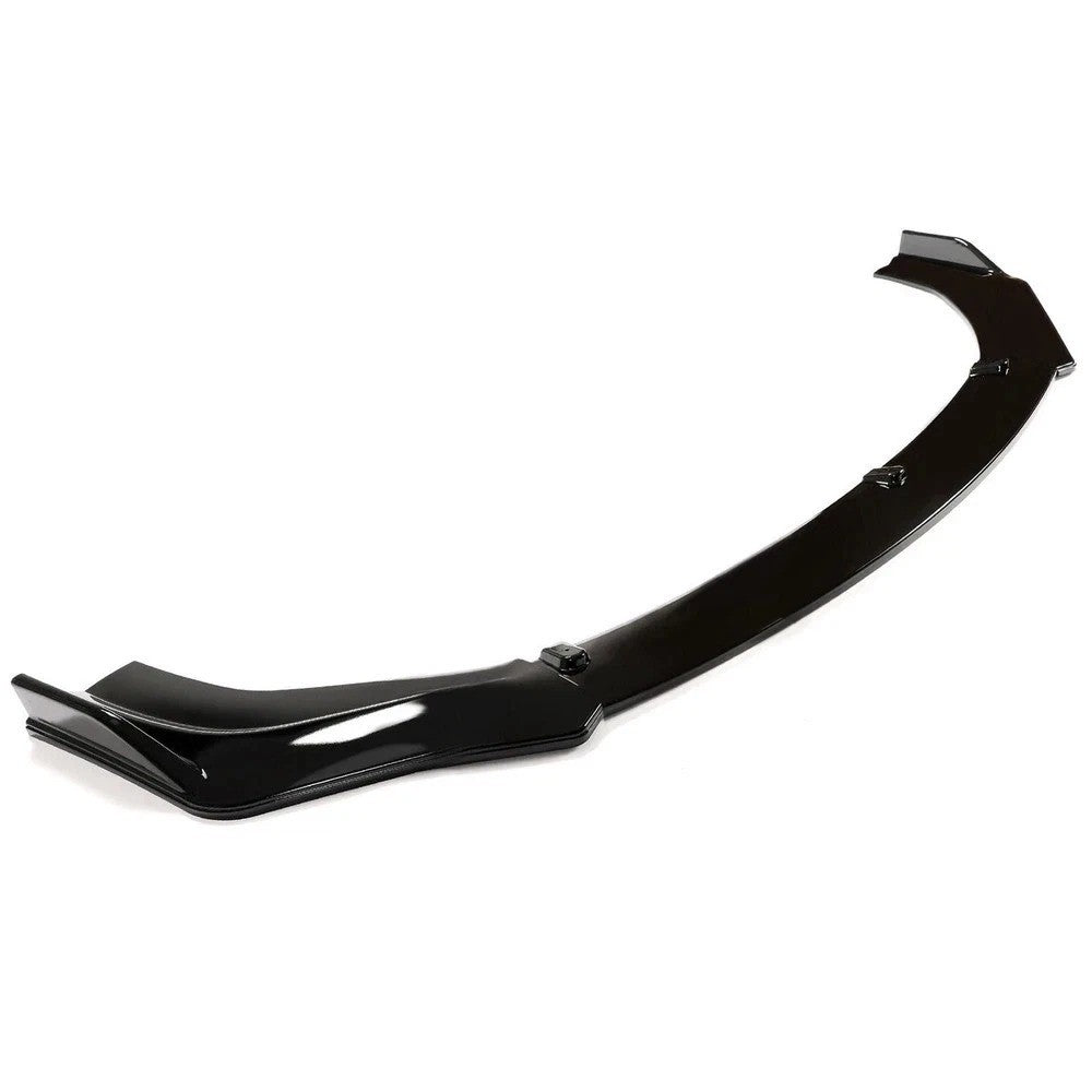 For Honda Civic Sedan 2016-2020 2021 Painted Black Front Bumper Lip Body Spoiler