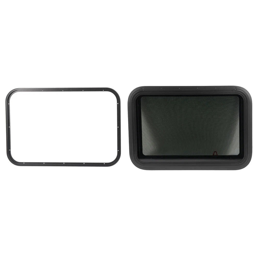 30"x20" Emergency Push Out Exit Window Tinted Glass w/Trim For RV Camper Window