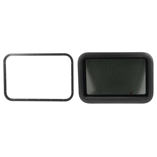 30"x20" Emergency Push Out Exit Window Tinted Glass w/Trim For RV Camper Window