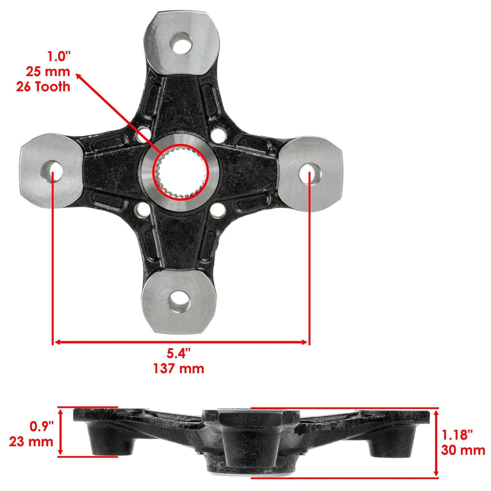 Front Wheel Hub for Can-Am Commander Max 1000 / Commander Max 800 2015 2016-2020