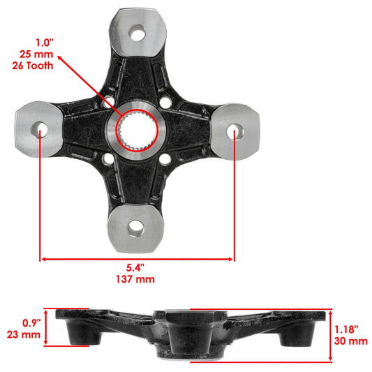 Front Wheel Hub for Can-Am Commander Max 1000 / Commander Max 800 2015 2016-2020