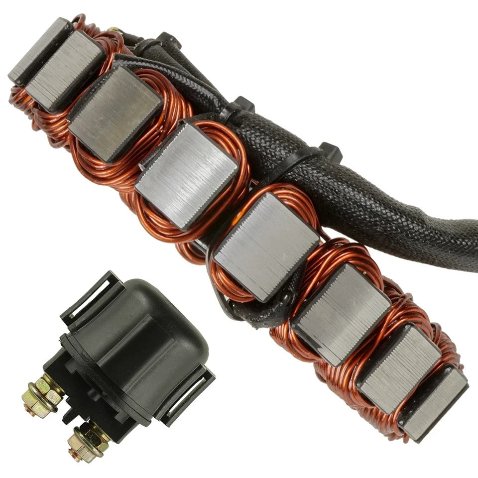 Stator & Solenoid for Yamaha YFM350 Warrior 350 2002 2003 2004 Atv New
