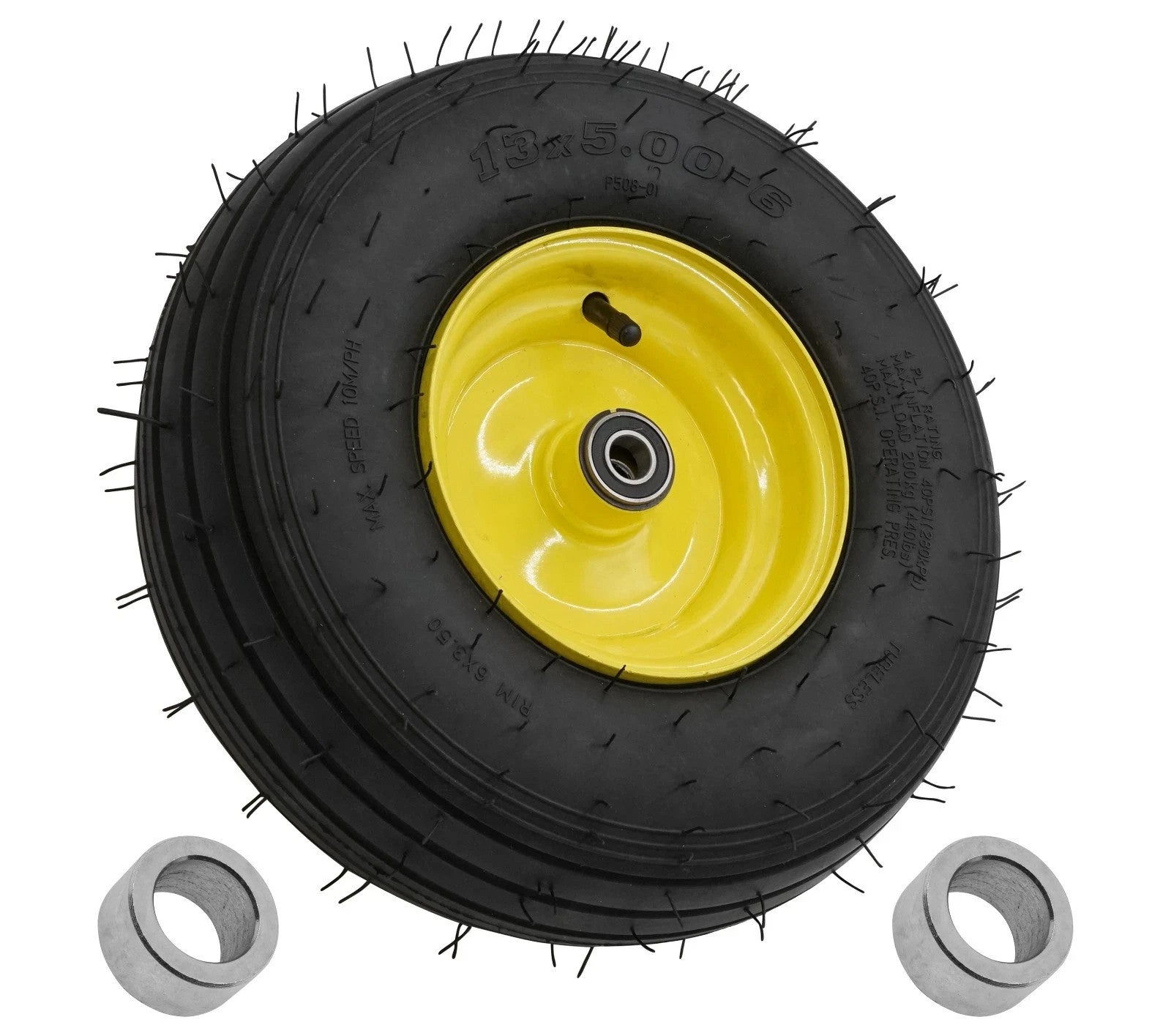 Front Wheel & Tire w/ Caster for John Deere SST15 SST16 SST18 Z225 Z425 Z445