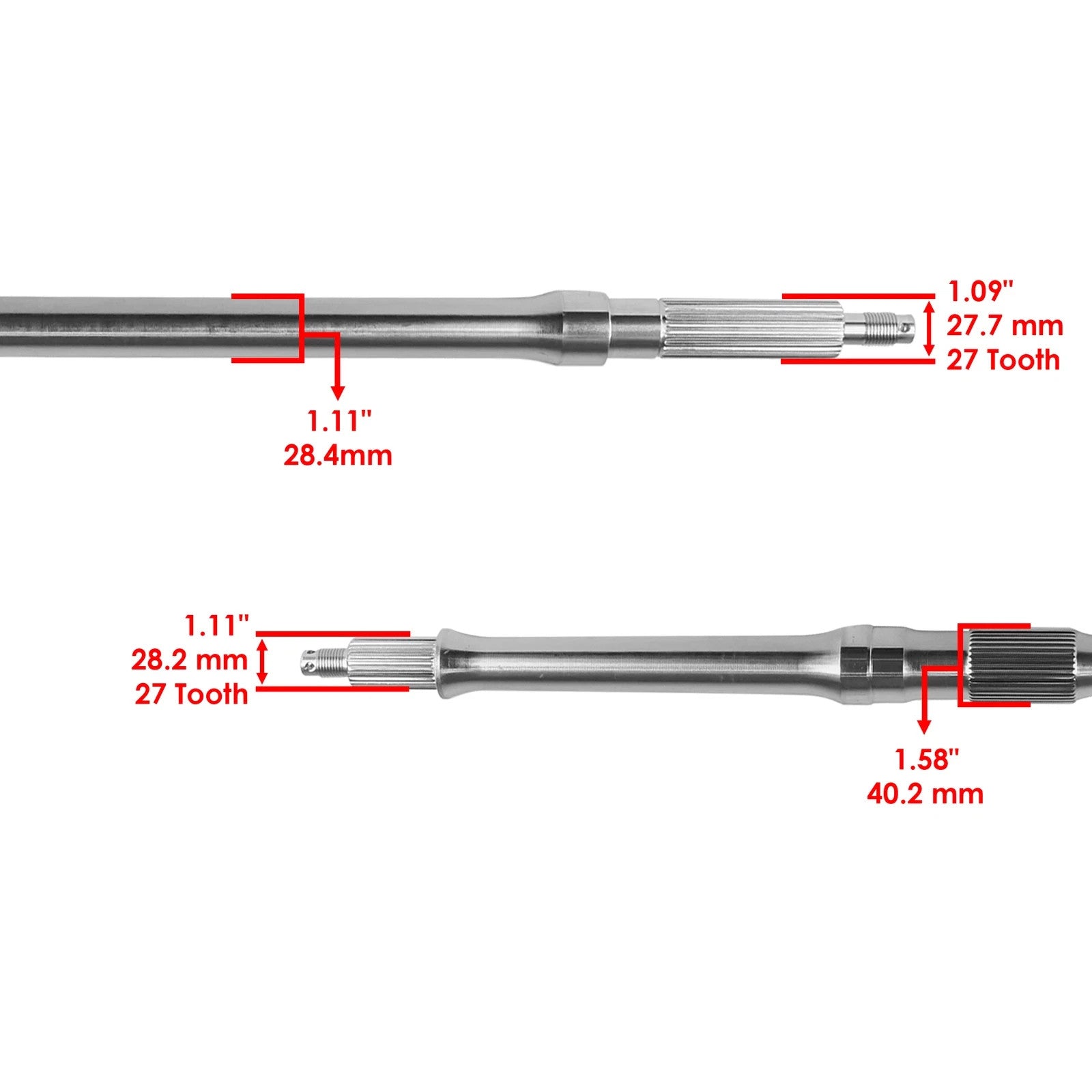 Rear Axle Shaft for Yamaha Kodiak 400 YFM400 2WD 4WD 2003 2004