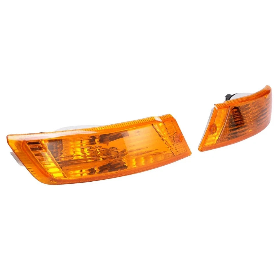 HECASA Turn Signal Lights Left & Right w/Bulbs For Jeep Liberty 05-07 55156766AE