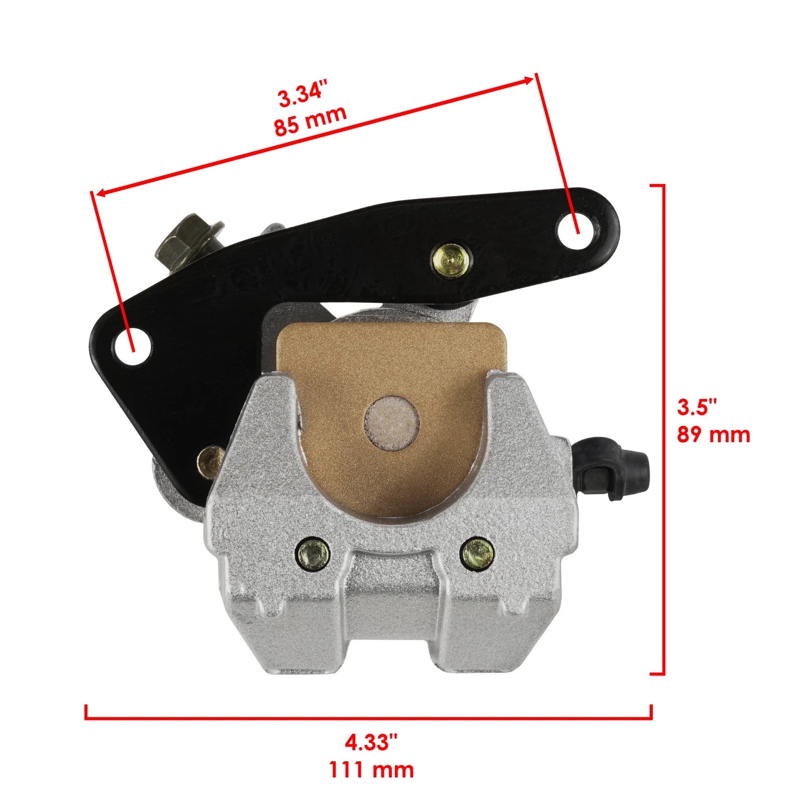for Yamaha Raptor 660R YFM660R 2001-2005 Front Left Right Brake Caliper W/ Pads