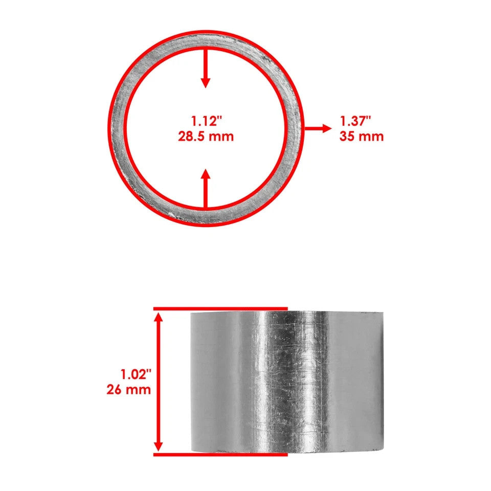Exhaust Muffler Gasket for Honda TRX250X TRX250 X 2X4 2009-2026
