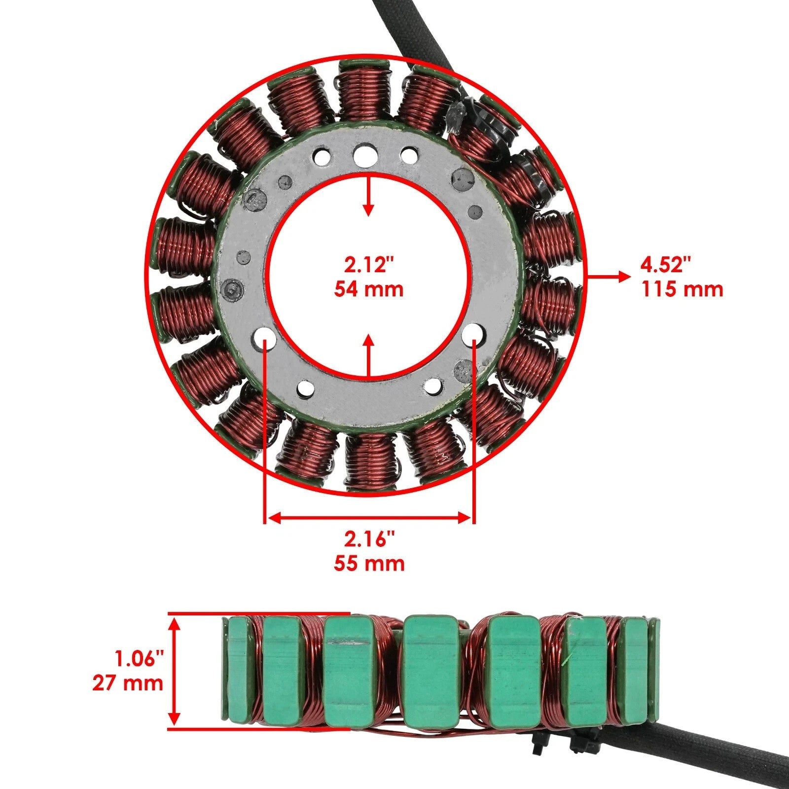 Stator And Gasket for Suzuki VL1500 Vl 1500 VL1500B Intruder 1500 1998-2004