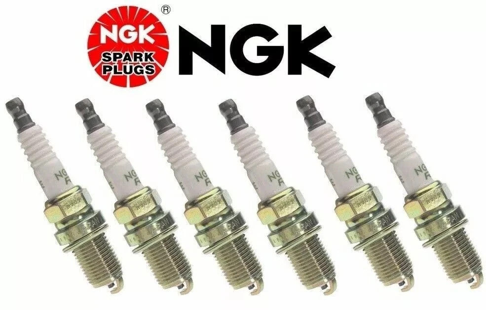 Set of 6 Power Resistor Spark Plugs 5632 for Saab 9-5 Toyota Camry Honda Civic