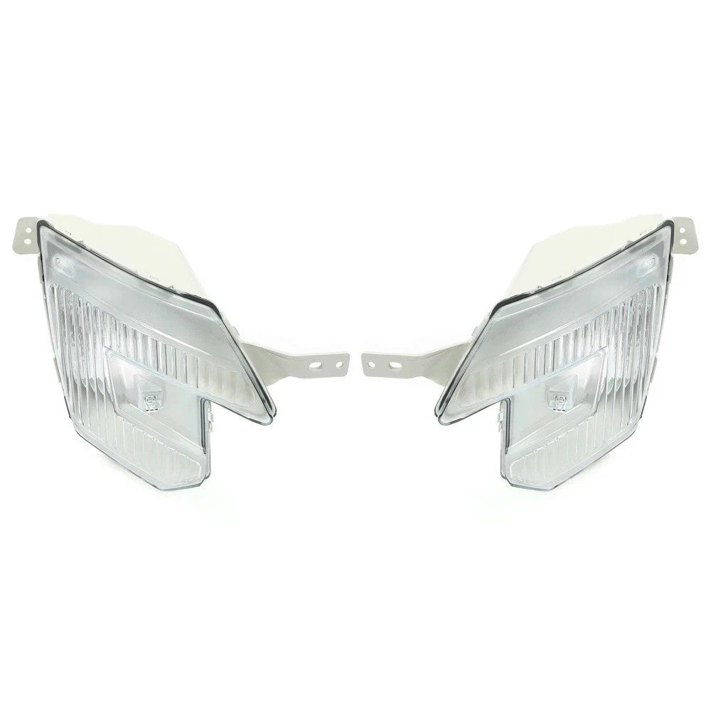Right+Left Bumper Halogen Fog Lights For Ford Explorer 2016-2019 Driving Lamps