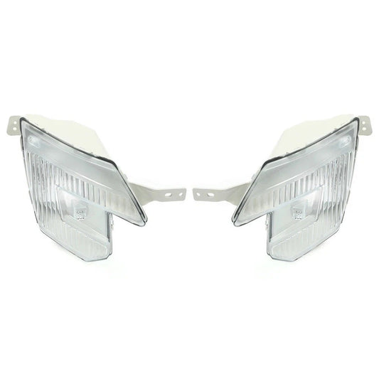Right+Left Bumper Halogen Fog Lights For Ford Explorer 2016-2019 Driving Lamps