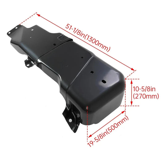 Black Fuel Tank Skid Plate For Jeep Wrangler 07-18 For Wrangler JK 2018 2-Door