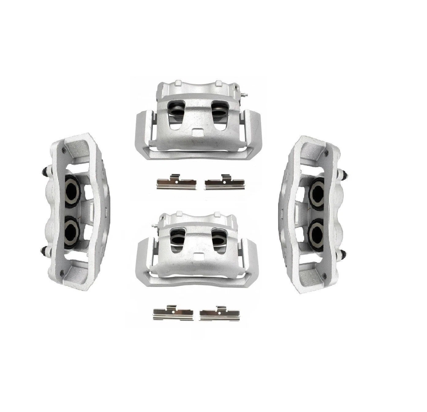 New Front Disc Brake Caliper with Bracket & Hardware Pair for Ford Truck Van