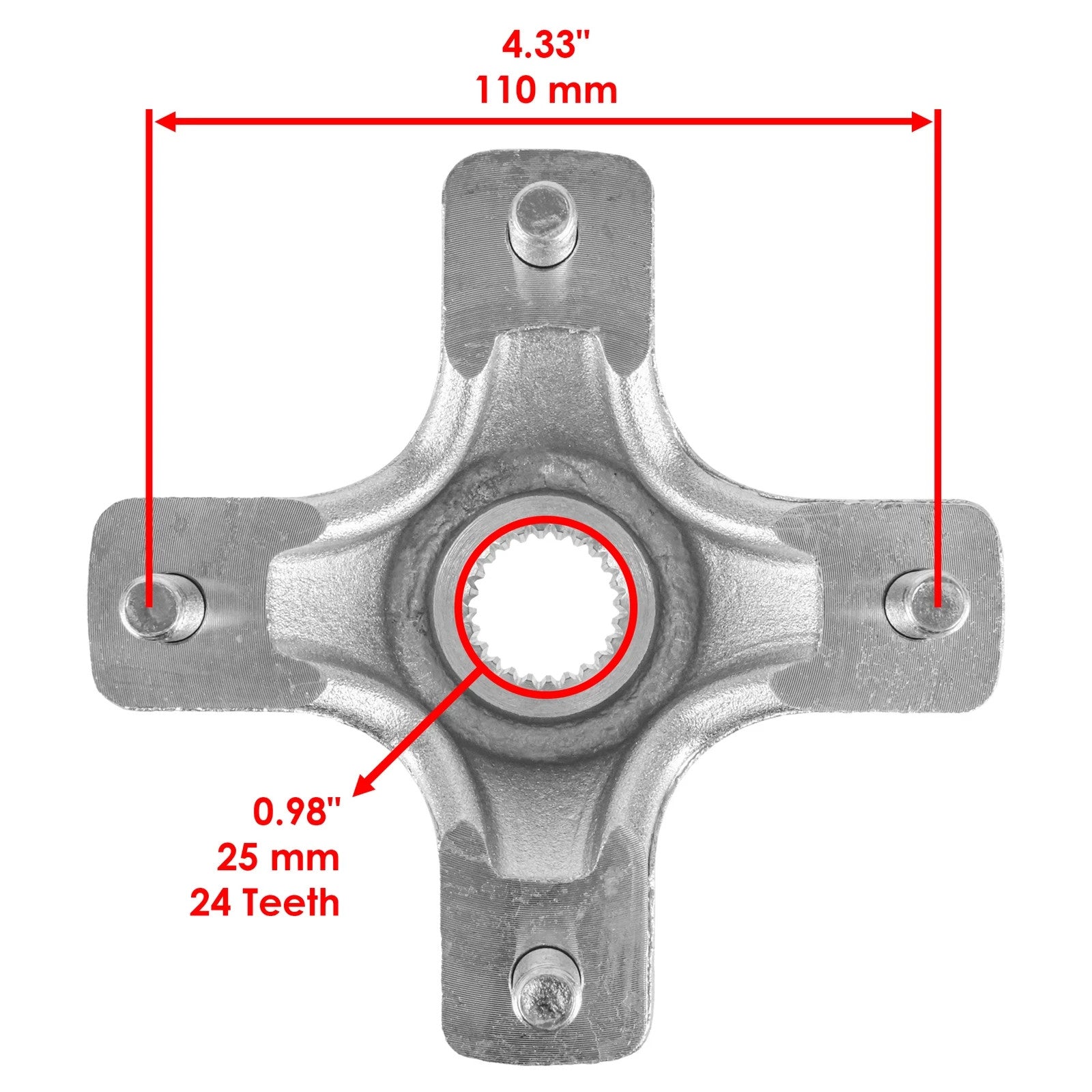 Rear Left Or Right Wheel Hub for Honda TRX450R  2006 2007 2008 2009