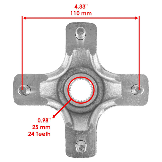 Rear Left Or Right Wheel Hub for Honda TRX450R  2006 2007 2008 2009