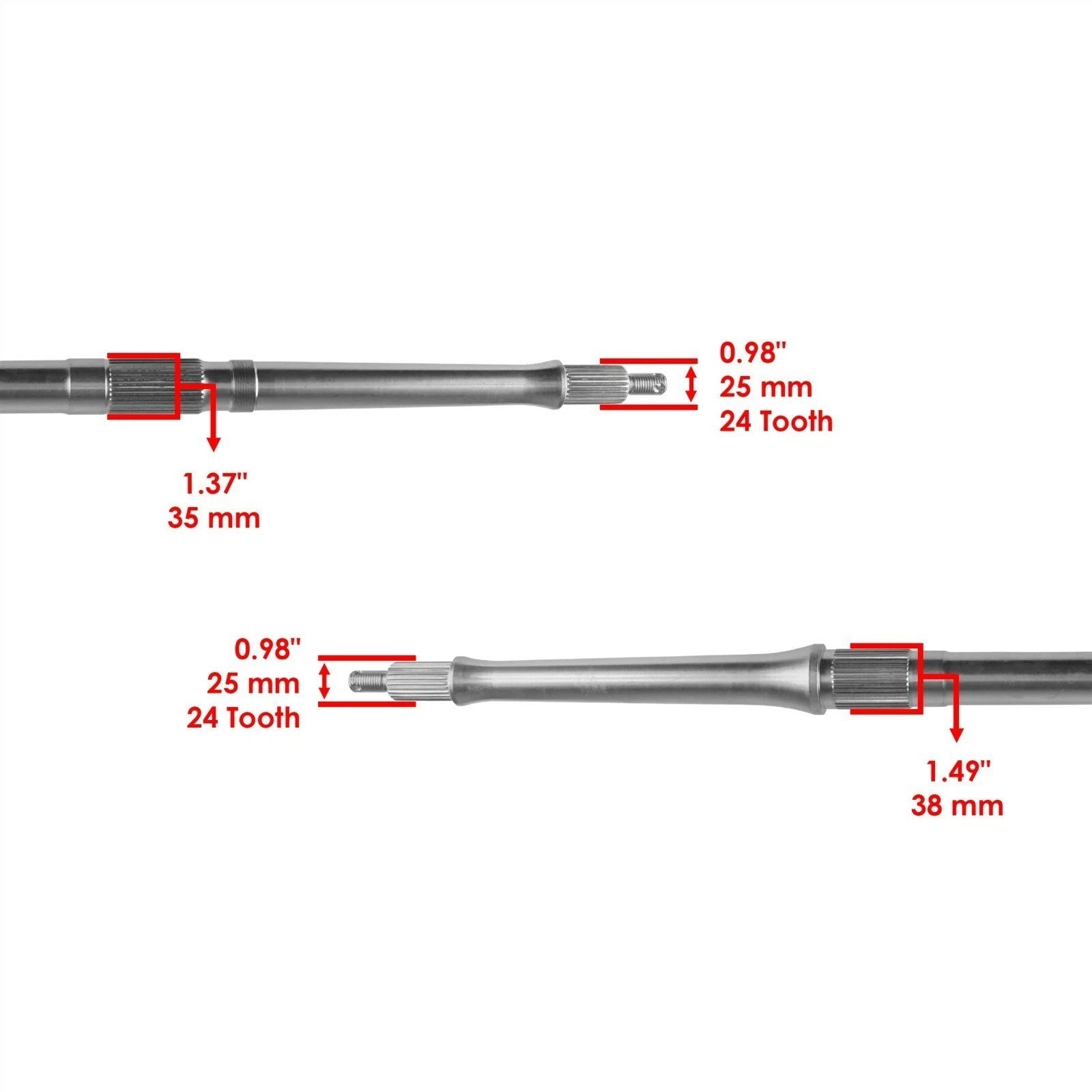 Rear Axle for Yamaha Raptor 350 YFM35 YFM350 YFM350R 2004-2013 5YT-25381-10-00