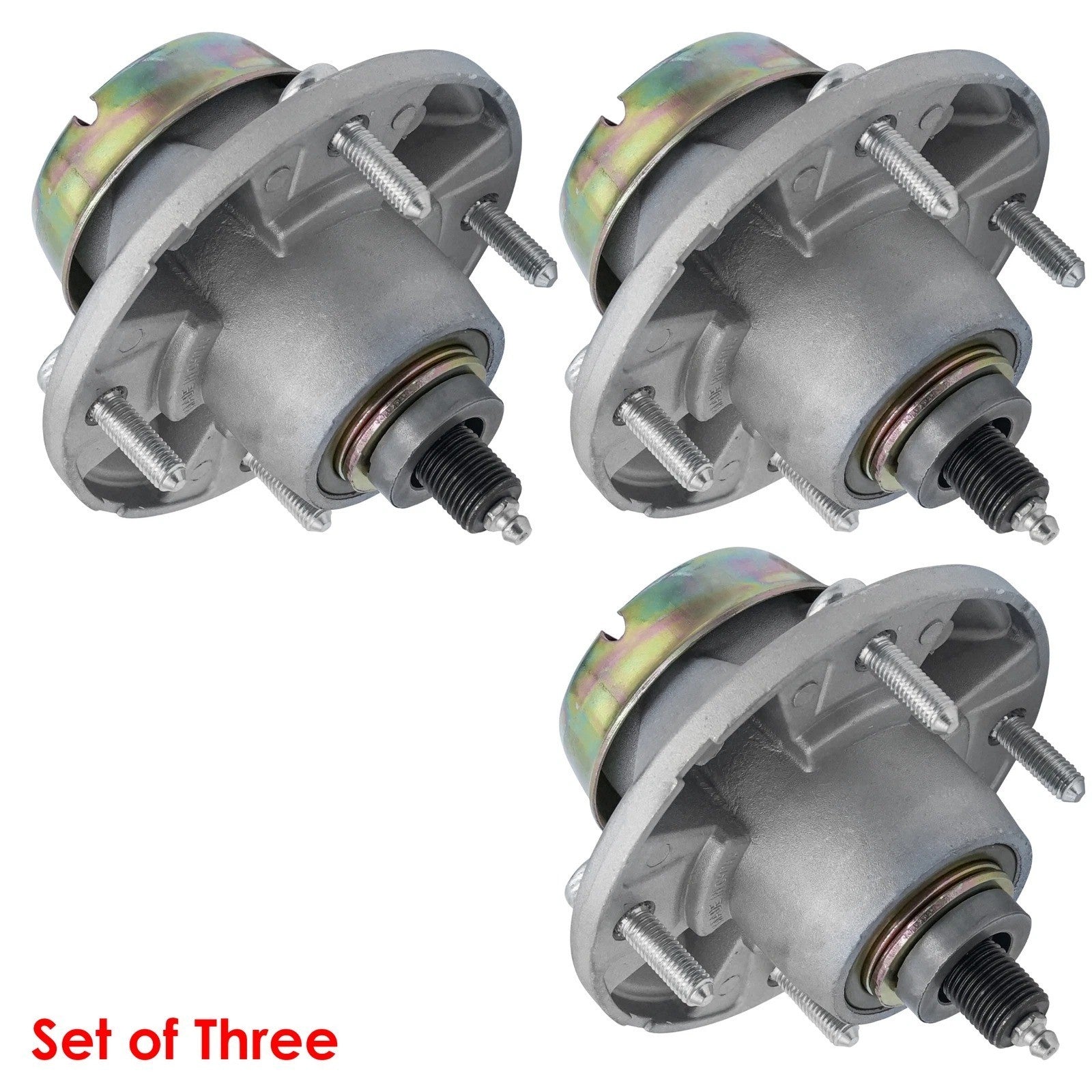 3 Spindle Assembly W/Bolt for John Deere X360 X500 X520 X530 X540 Am144377