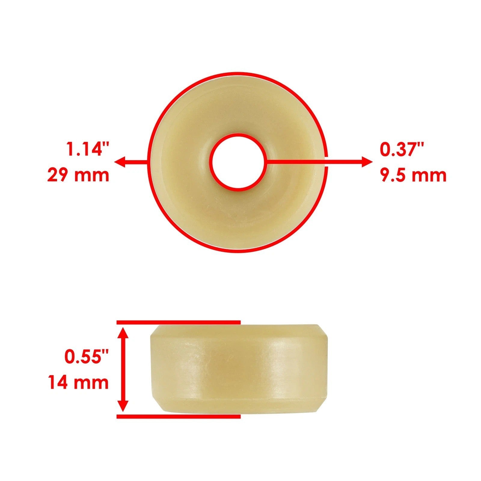 2 Secondary Clutch Roller Fits Polaris General 1000 / 4 1000 2016 - 2021 3514929