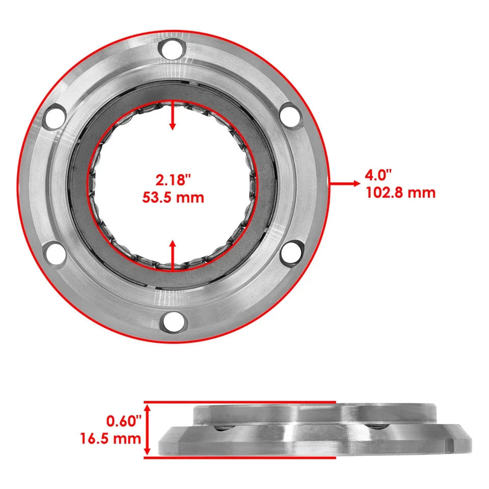 for Honda TRX650FA Rincon 2003-2005 Starter Clutch One Way Bearing Sprag w/Bolts