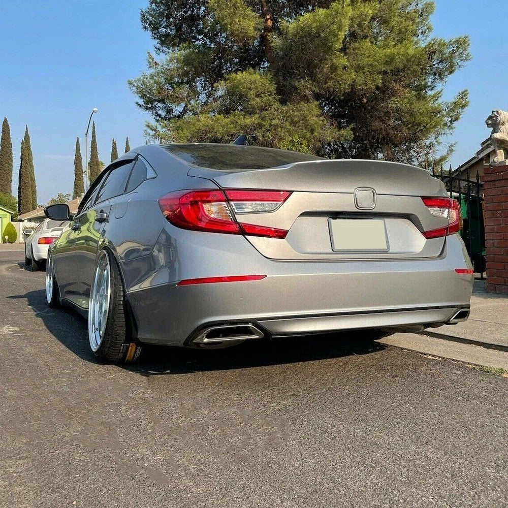 HECASA FOR 2018 19 20 21 22 HONDA ACCORD SEDAN BLACK DUCKBILL TRUNK SPOILER LIP