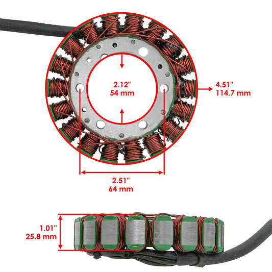 Stator for Arctic Cat 500 Trv Mrp  2003 2004 2005 2006 2008 Magneto New