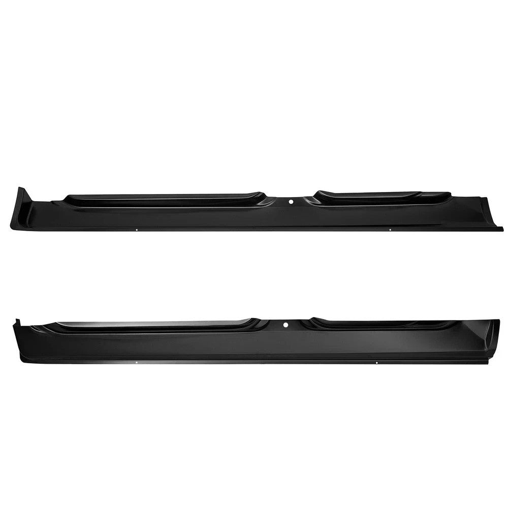 For 2002-2008 Dodge Ram Quad Cab 1500 2500 3500 Rocker Panels Black LH & RH