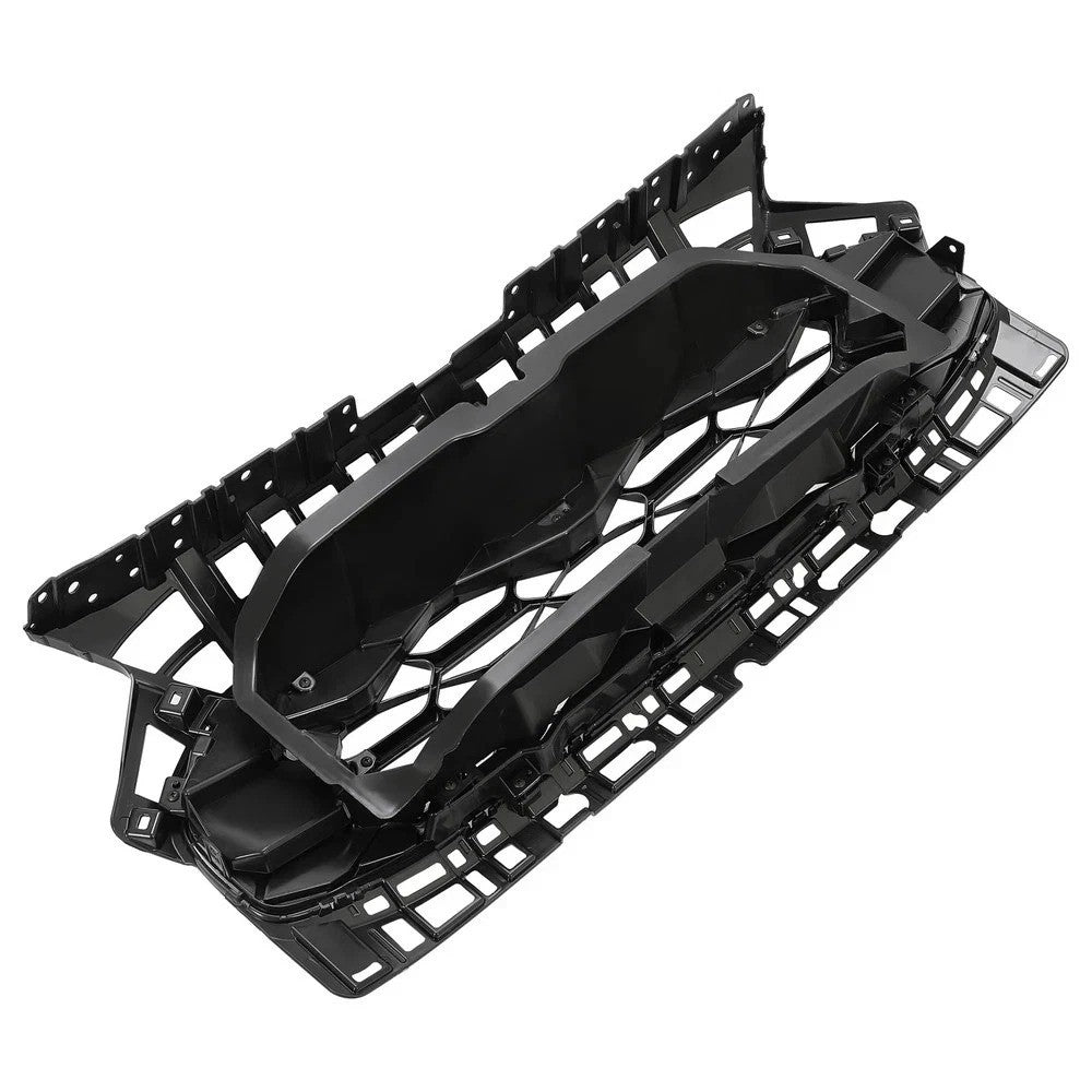For Honda HRV HR-V 2023-2024 Front Bumper Upper Matte Black Honeycomb Grille