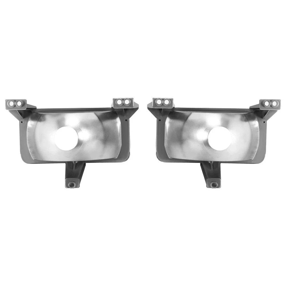 HECASA For Chevrolet GMC Pickup Truck 83-88 Smoked Turn Signal Lights Park Lamps