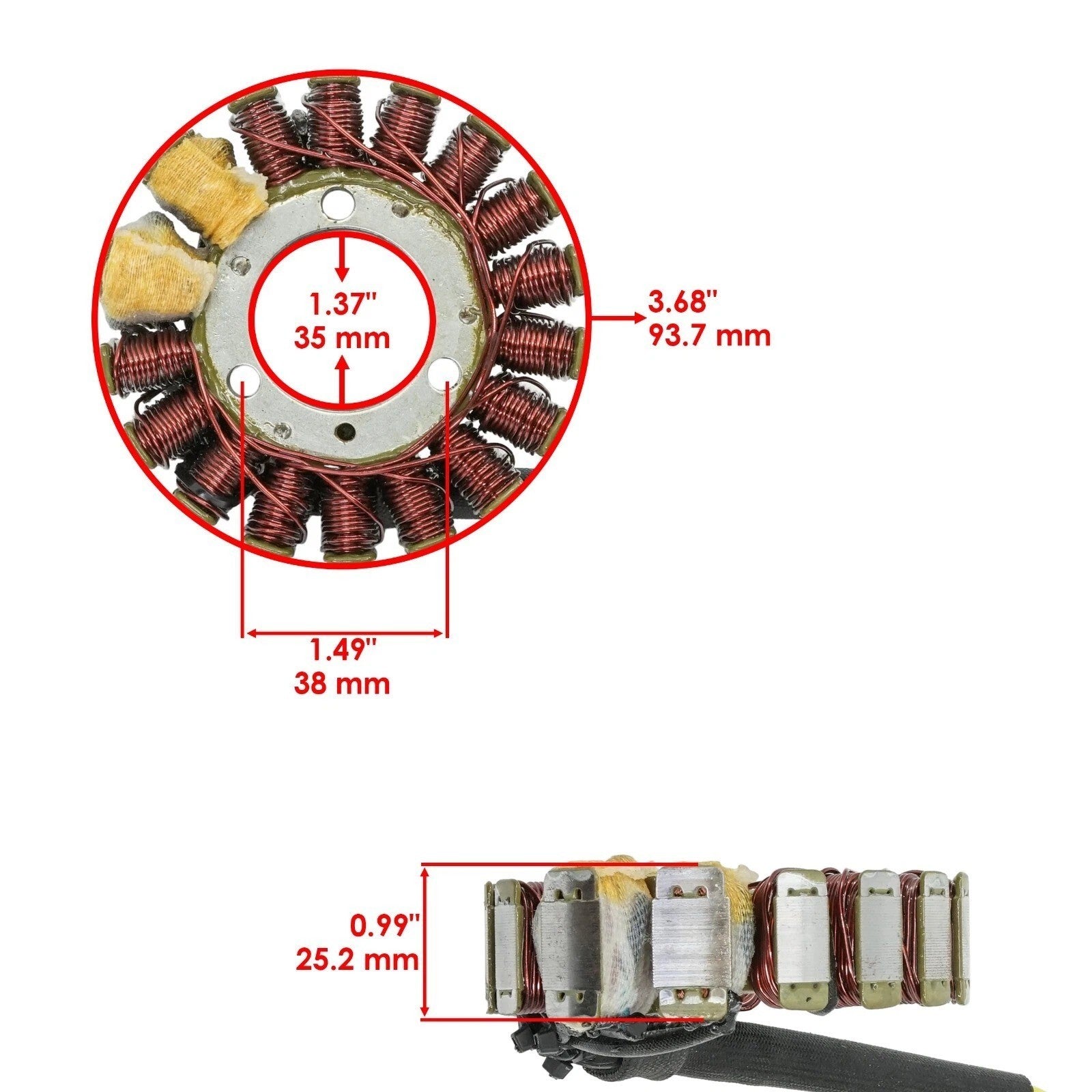 Stator & Gasket for Honda TRX450 TRX450R 2004 2005 Magneto