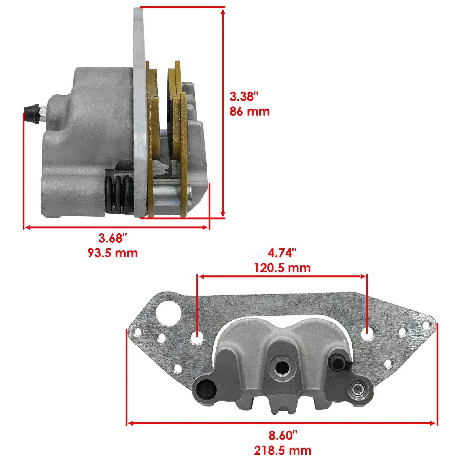 Front Left Brake Caliper For Polaris Ranger XP 1000 19-22 / Crew XP 1000 20-2022