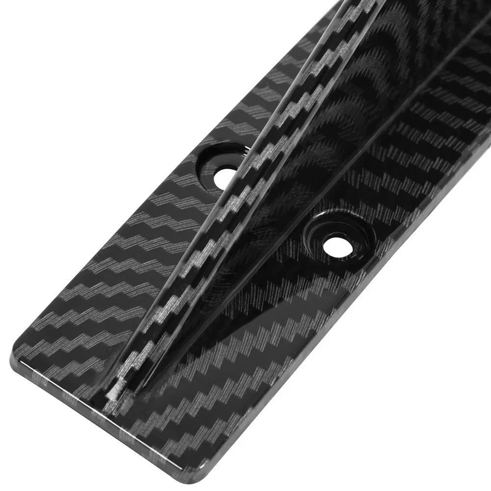 4 x Universal Rear Bumper Fin Diffuser Spoiler Lip Wing Splitter Carbon Style