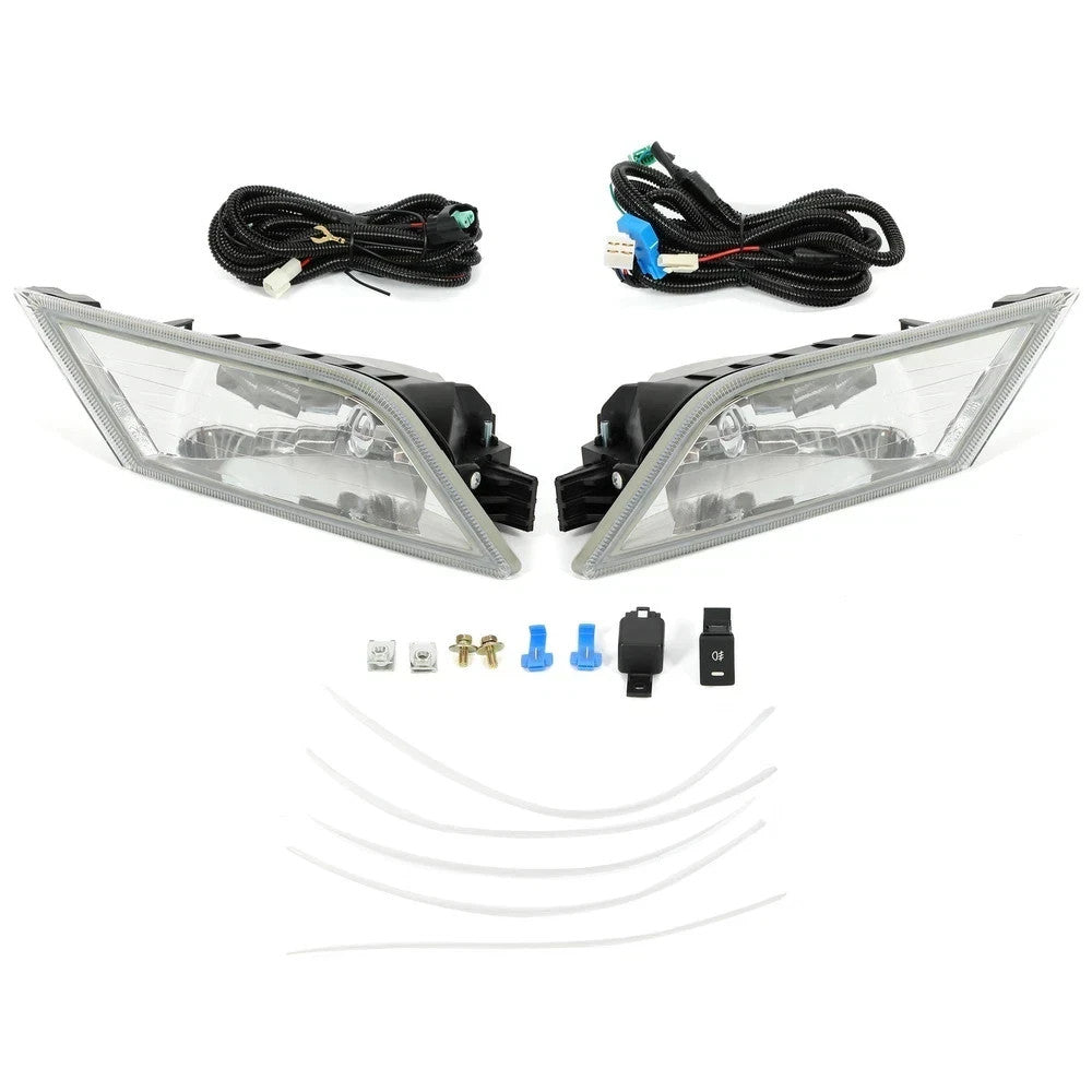 HECASA For 2011-2013 Honda Odyssey Driving Fog Lights Pair w/Wire+Switch+Bulbs