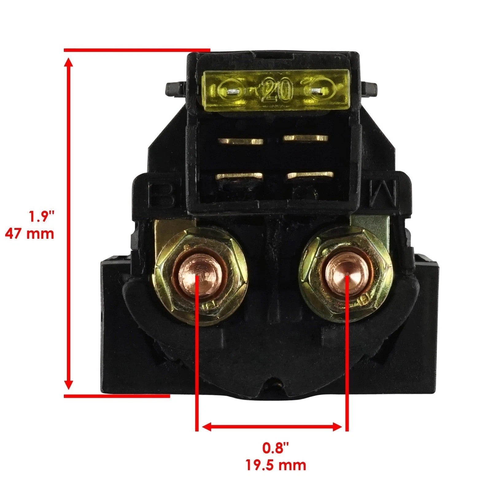 2x Caltric Starter Solenoid Relays for Kawasaki Bayou 250 KLF250 2003 - 2011
