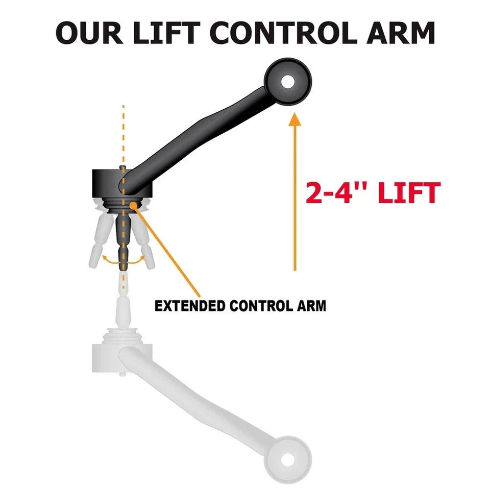 2-4" Lift Front Upper Control Arm Suspension Kit For Ford F150 2WD 4WD 2009-2023