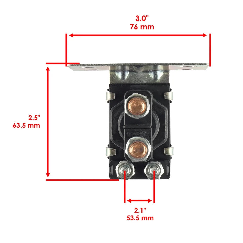Starter Solenoid for John Deere 116 116H with 38 and 46 Inch Deck AM104036