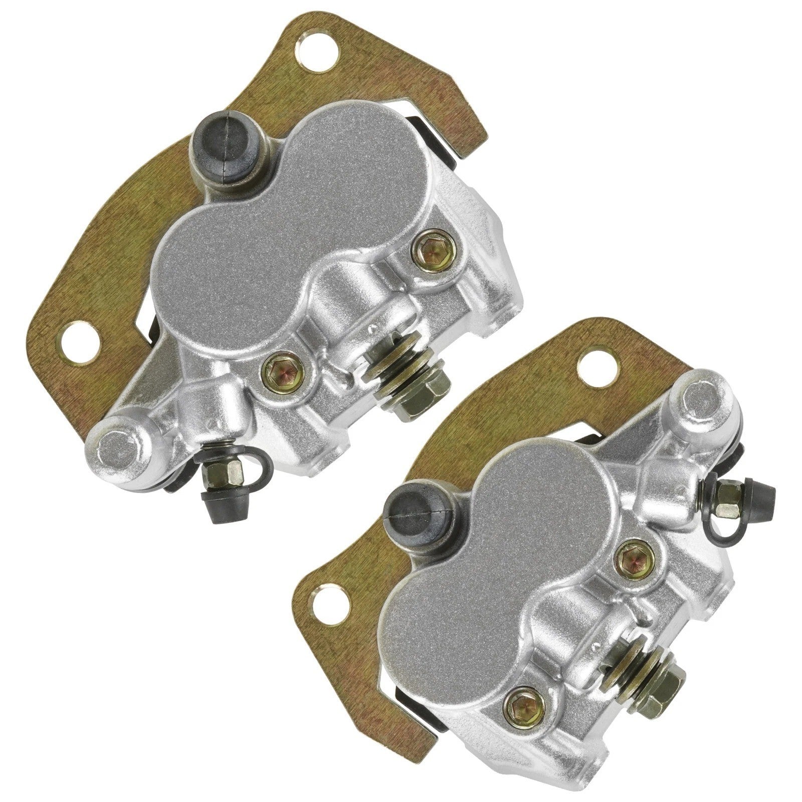 Front Left Right Brake Caliper W/Pads for Yamaha Rhino 700 YXR700 4X4 2008-2013