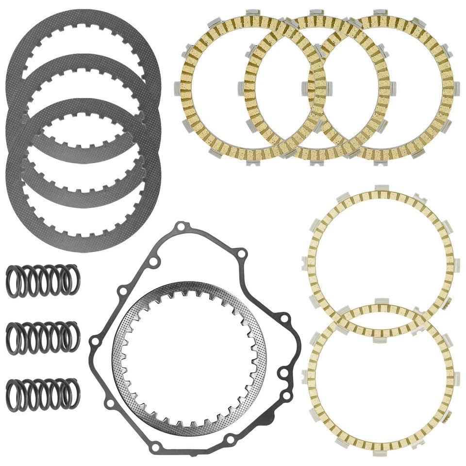 Clutch Friction and Steel Plates Kit for Kawasaki Versys-X 300 KLE300 2017-2023