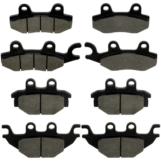Front Rear Brake Pads for Kawasaki Mule Pro-Dx Pro-Dxt KAF820 2016