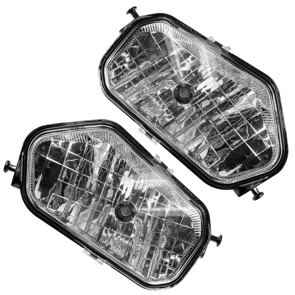 Front Left Right Headlight & Bulb For Polaris Sportsman 550 EFI Touring 2010-13