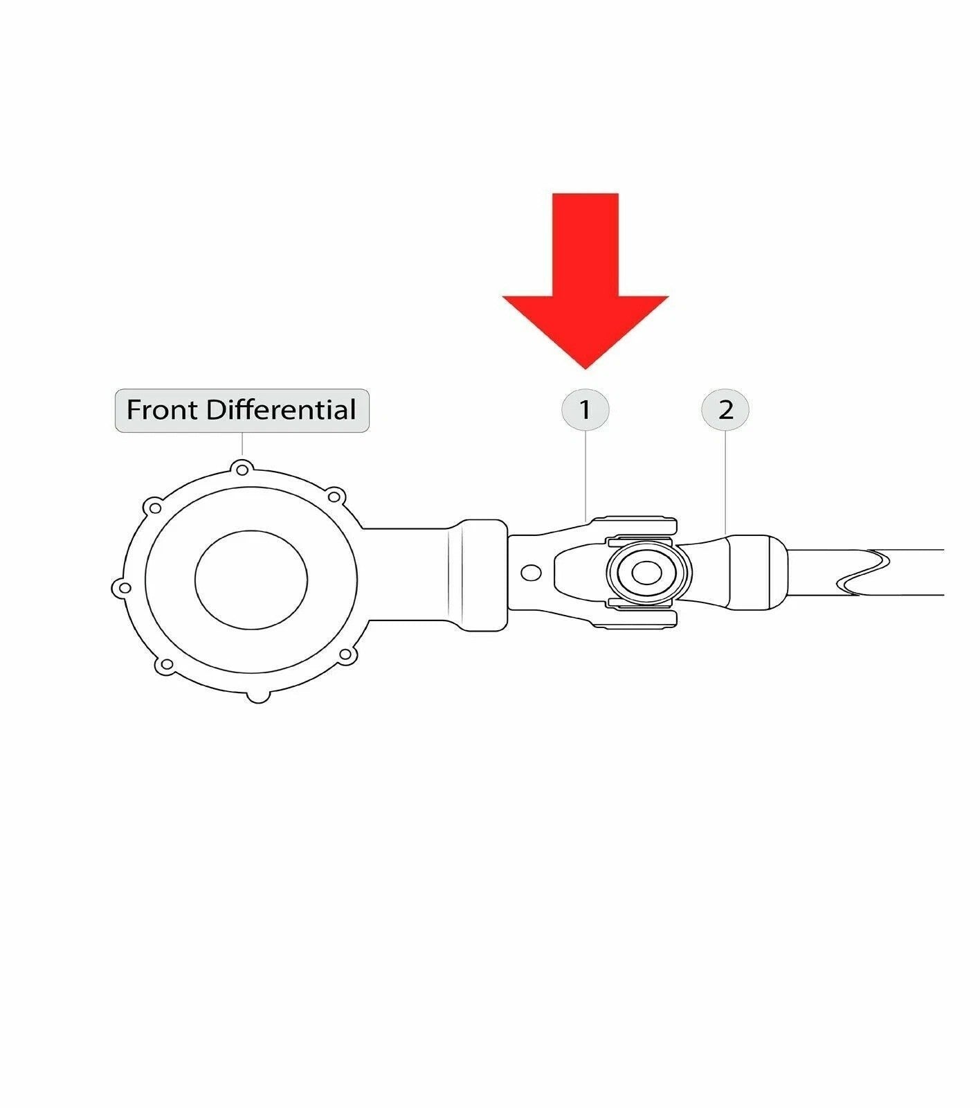 Front Drive Shaft Yoke U-Joint Fits Arctic Cat 700 2008-17 0819-063 0819-061