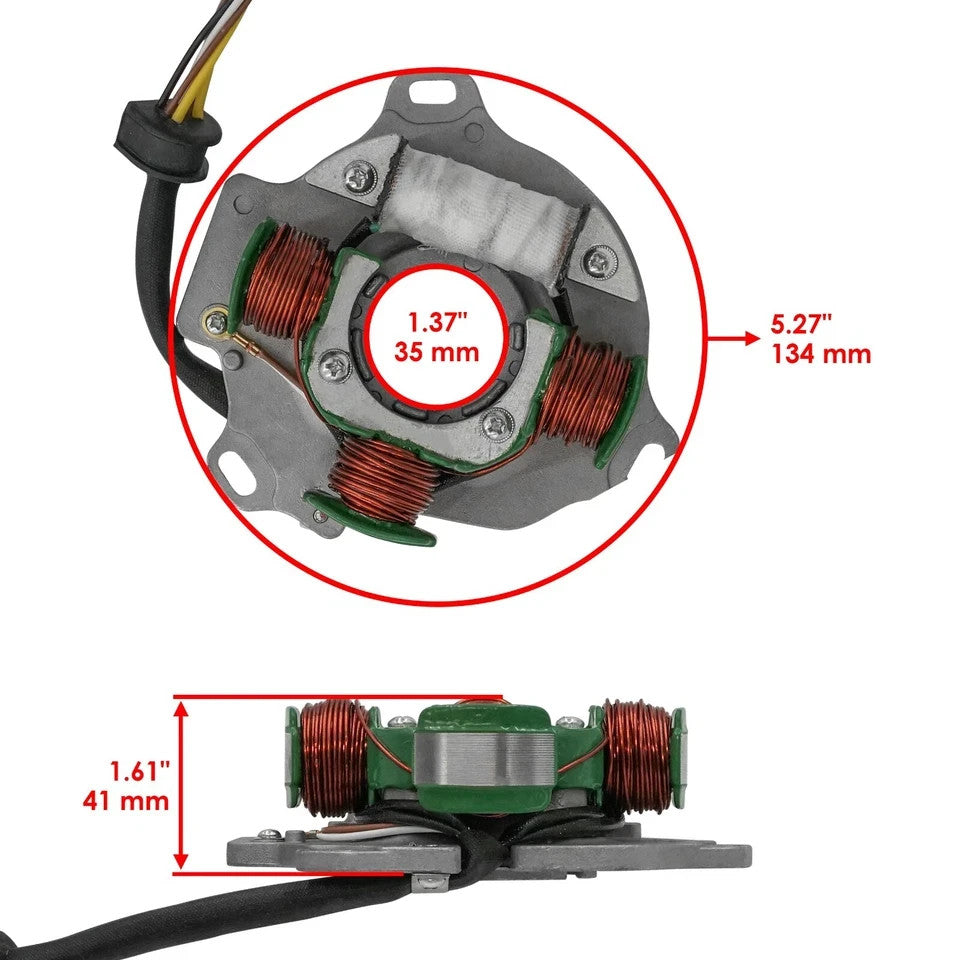 Stator for Polaris Scrambler 400 4X4 1995 1996 1997 1995 1999 2000-2002 Magneto