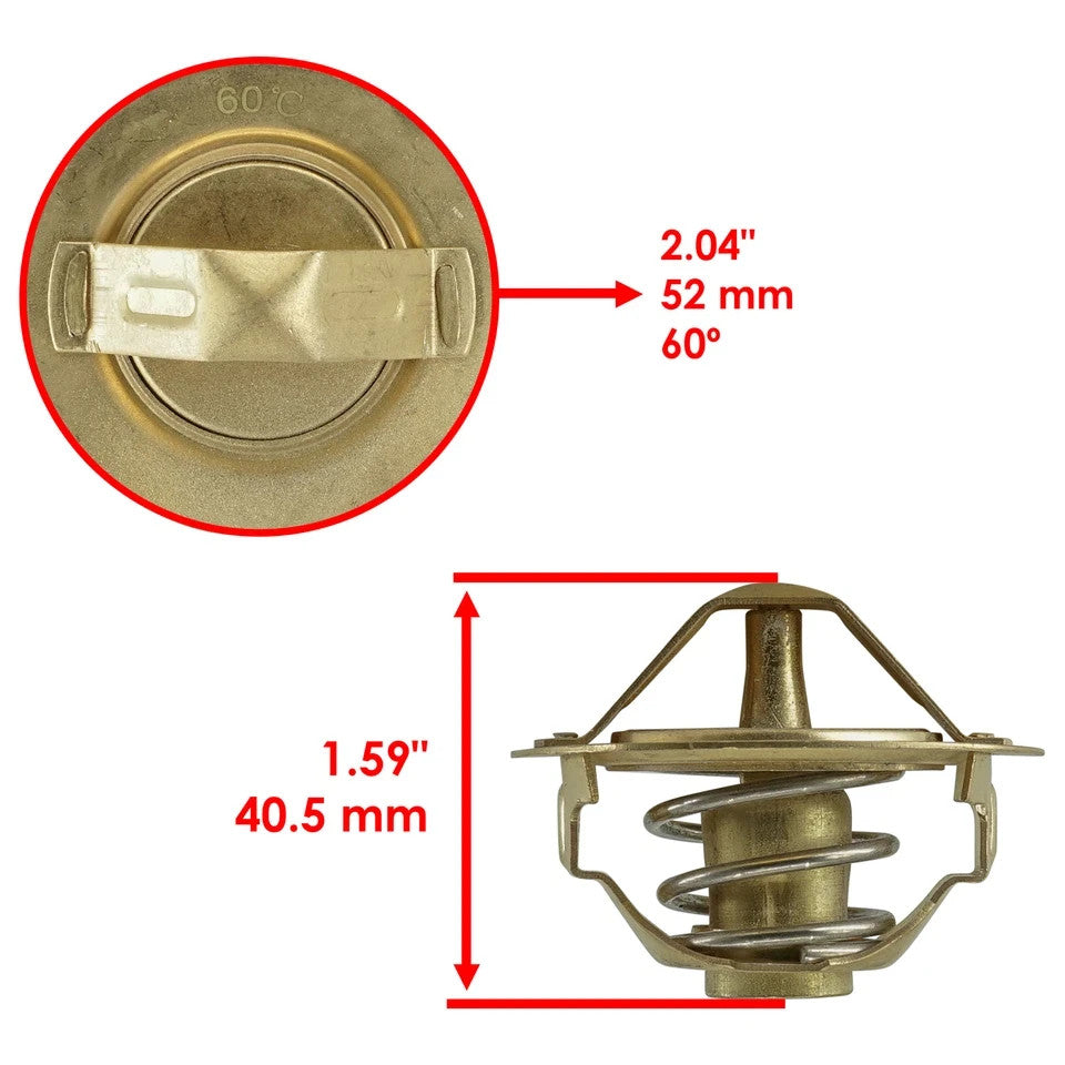 Thermostat w/ O-Ring for Kawasaki Vulcan 1600 Classic VN1600A 2003 - 2008