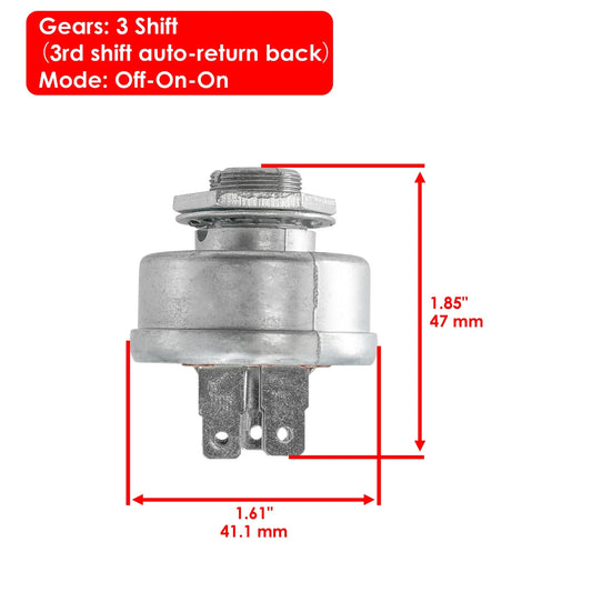 Caltric AM103286 AM32318 Ignition Switch For John Deere 110 112 120 140 200 208