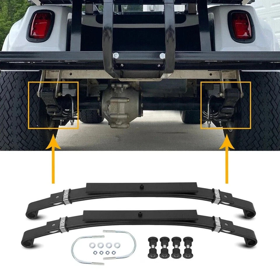 Heavy Duty Rear Leaf Springs 3 Leaf For Club Car DS Golf Cart 1981-Up 1982 1993