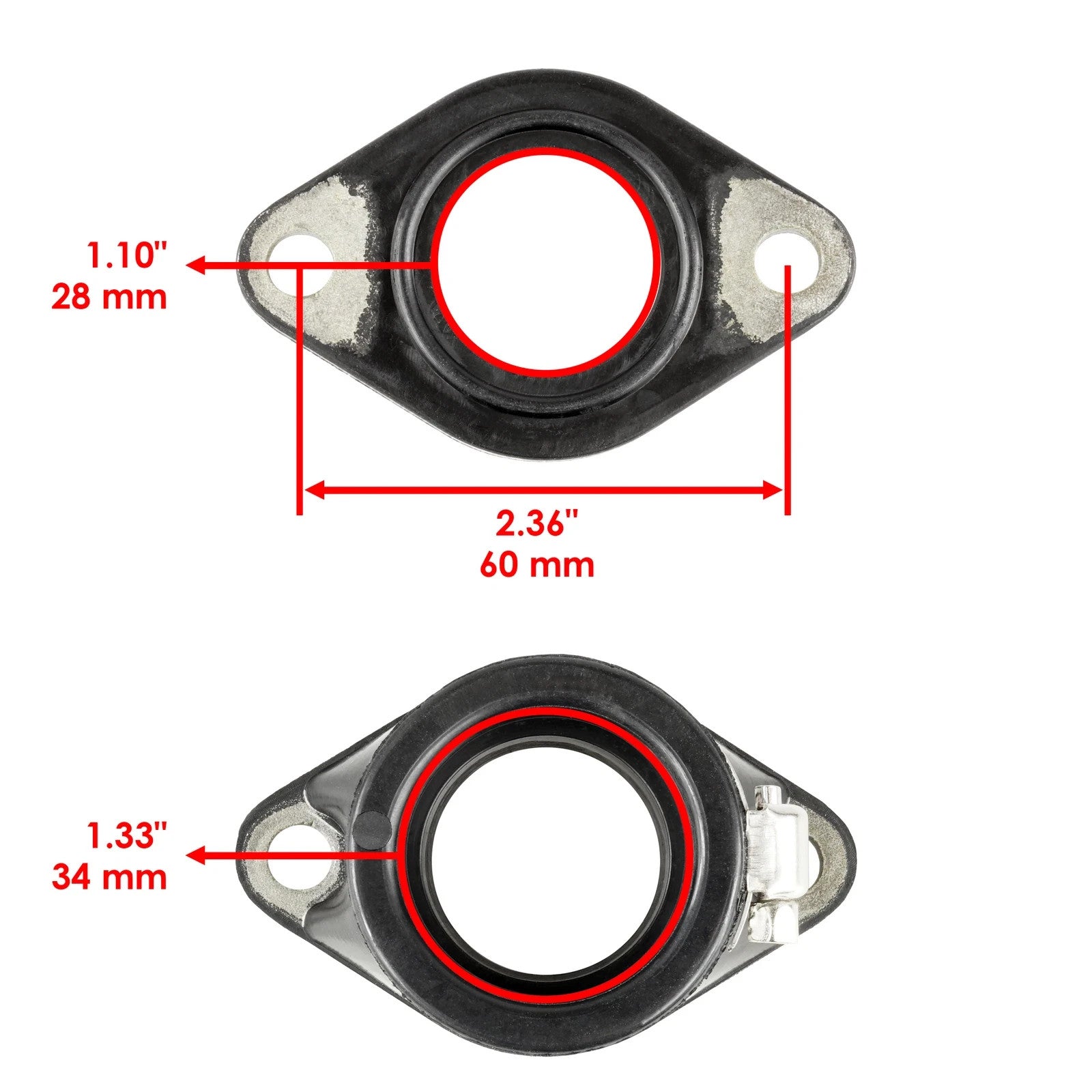 Intake Manifold Carburetor Boot fits Suzuki 13110-45000 13110-49001 