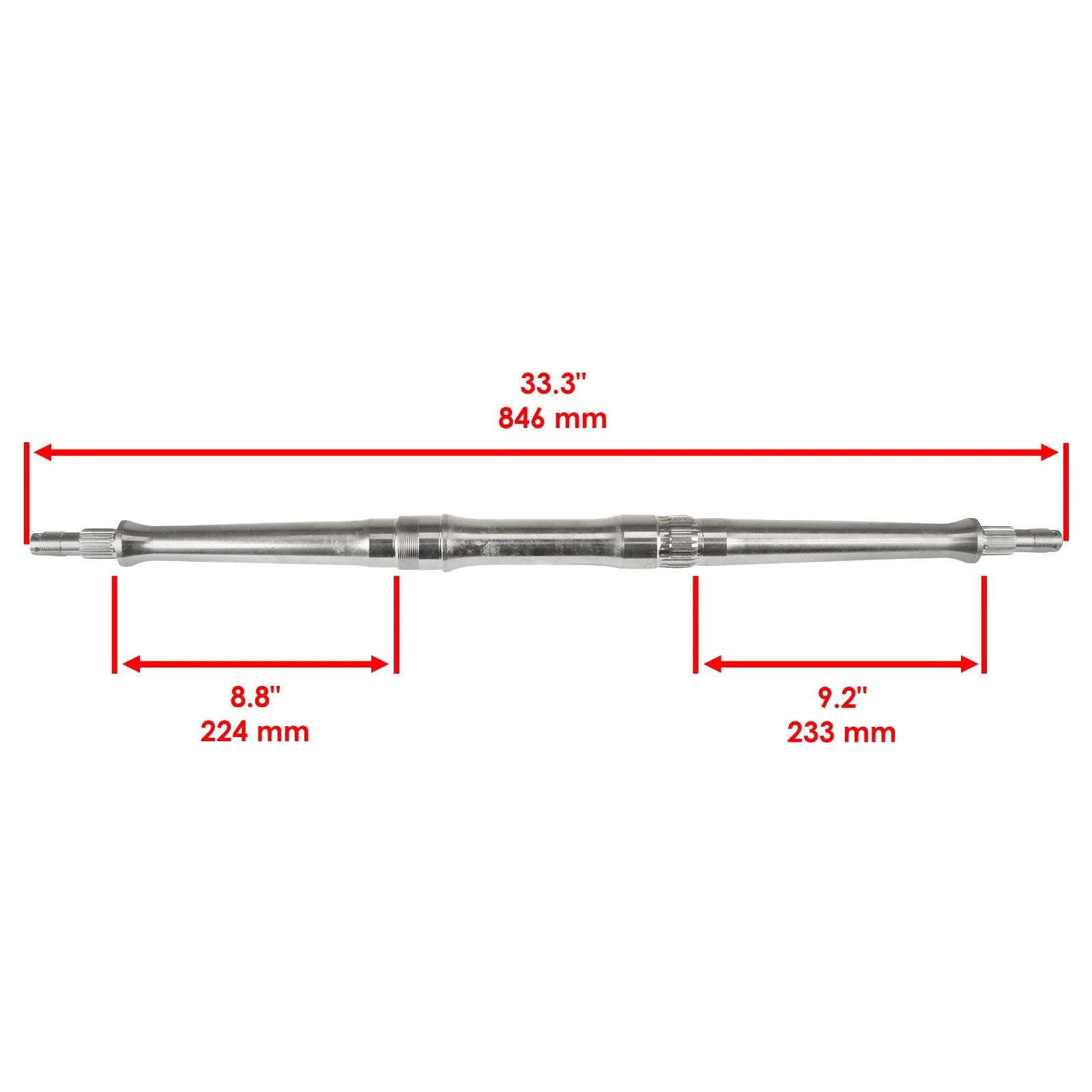 Rear Axle Shaft For Kawasaki KFX700 KSV700A KSV700B KSV700C 2004 2005 2006-2009