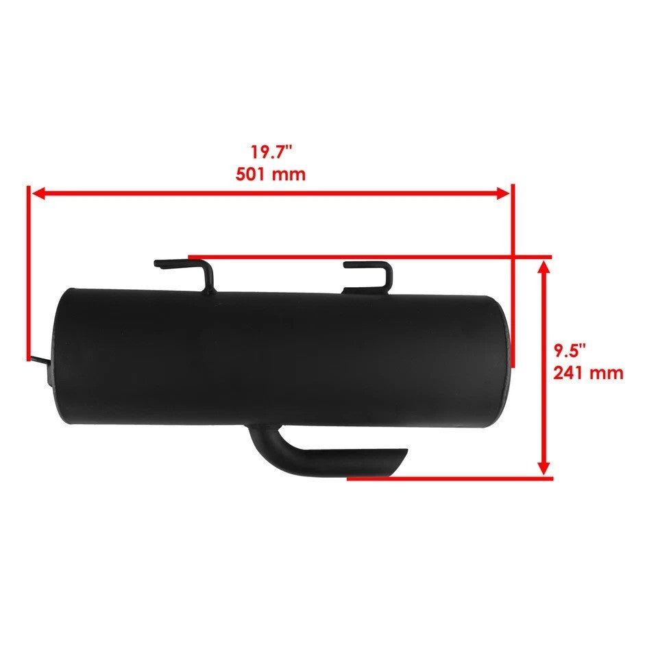 Exhaust Muffler Silencer W/ Gasket For Polaris 1262115-489